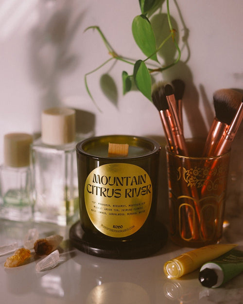 Mountain Citrus River scented candle